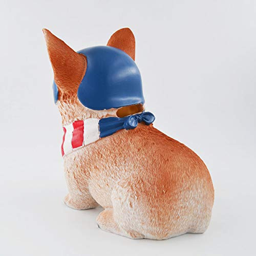 Hucha En Forma De Perro Corgi De 7 Pulgadas, Divertida Hucha