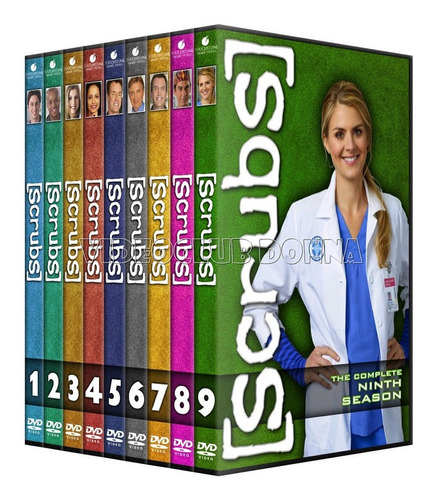 Scrubs Temporada 1 2 3 4 5 6 7 8 9 Dvd Serie Completa