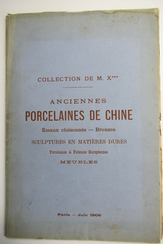 Catalogue Des Anciennes Porcelaines De Chine En Bleu Et C142