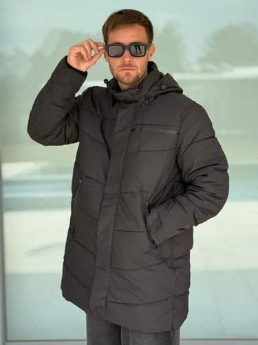 Campera Larga De Abrigo Inflable