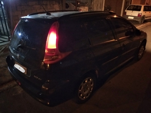 Peugeot 206 Sw 1.4 Presence Flex 2007 Preto - O Mais Barato