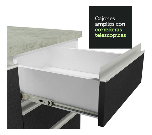 Cocina Integral Completa Modular Madesa Glamy 349cm Bn 06