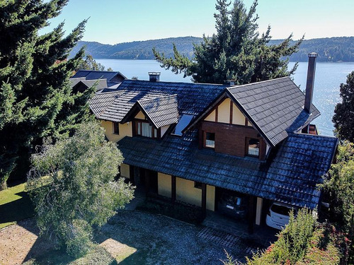 Casa Con Costa De Lago, Excelente Sobre Lago Nahuel Huapi. Renta Con 2da Propiedad.