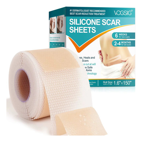 Hojas Silicona Medica Reduce Cicatrices Postquirurgicas Acné Neutra
