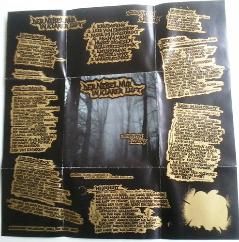 Cd Der Nebel Nur - Gezeiten 1er Ed. Rock Gótico Lacrimosa (Usado)