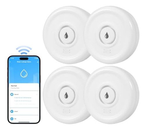 Detector De Agua Wifi Para El Hogar, Sensor Inteligente De A