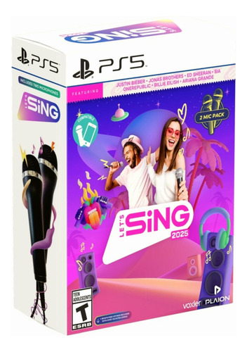 Lets Sing 2025 (2 Mic Bundle) Playstation 5