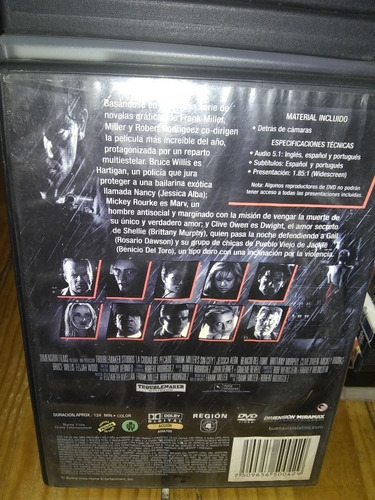 Película Original Sin City La Ciudad Del Pecado