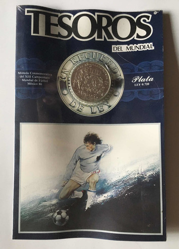 Imagen 1 de 2 de Tesoros Del Mundial Moneda De Plata $100