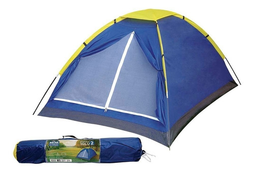Imagem 1 de 7 de Barraca Camping Tenda Iglu 2 Pessoas Mor Acampamento Praia