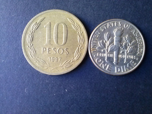 Moneda Estados Unidos One Dime Níquel 2003 Ceca P (c45)