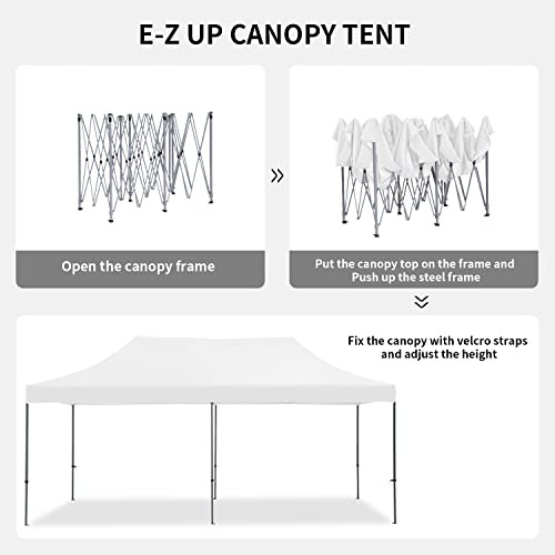 Doit 10 Pies X 20 Pies Pop-up Gazebo De La Carpa Con Dosel P