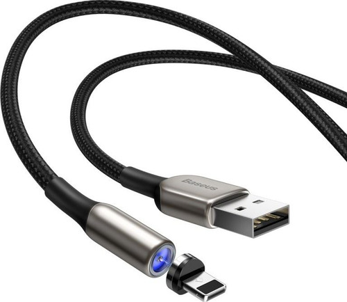 Cabo Baseus Usb-a Lightning 2m Preto + Usb-c