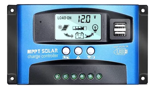 comprar Controlador Painel Solar Carga Usb Display Lcd 40a Mppt Y&h