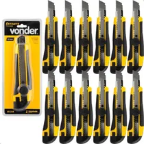 Comprar Kit 12 Estiletes Profissional Emborrachado Vonder 18mm Trava