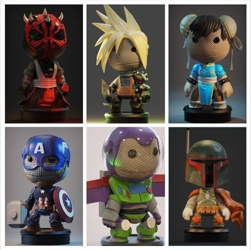 Archivo Stl Impresión 3d - Little Big Planet Chibi Superpack