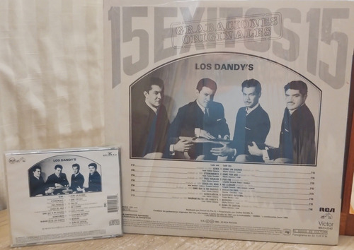 Lp-vinyl + Cd De Los Dandy's: 15 Exitos 100% Originales (Usado)