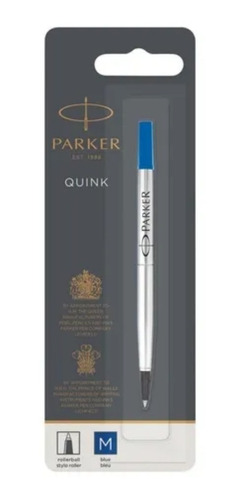 Repuesto Original De Roller Parker Quink Medium Azul 