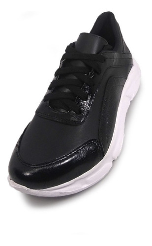 Imagen 2 de 8 de Zapatilla Mujer Cuero Elastico Goma Eva Plataforma Moda Liza