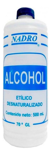 Alcohol Desnaturalizado Nadro 500ml