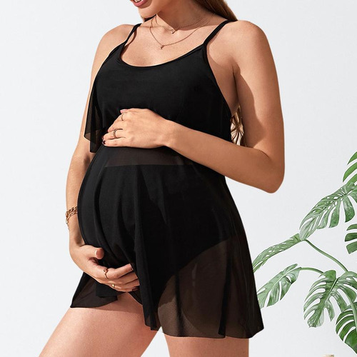Traje De Baño De Mujer Con Correa Ajustable, Ropa De Baño
