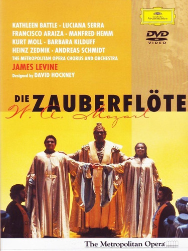 Dvd Mozart Die Zauberflote James Levine Flauta Magica