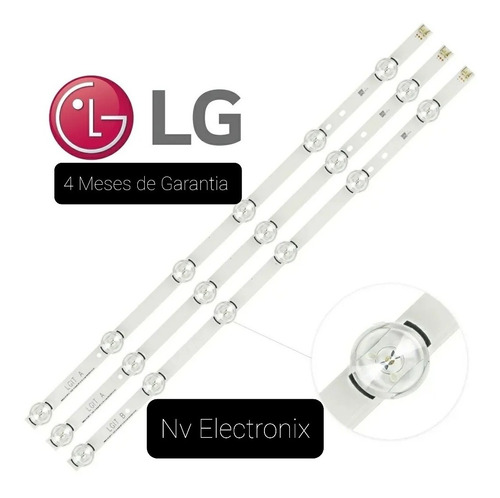Imagen 1 de 5 de Kit Leds LG 32lb580b 32lb560b 32lb583b Nvas, Aluminio Oferta