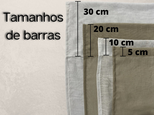 Cortina Gaze De Linho Com Forro 4,00x2,50 Trilho Suiço Duplo