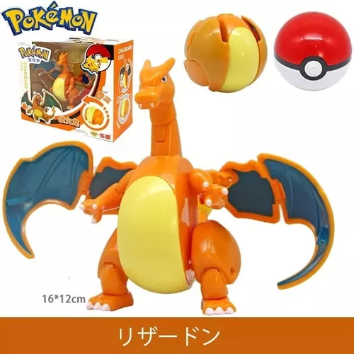 Brinquedo Pokemon Charizard + Venusaur Dentro De Pokebola