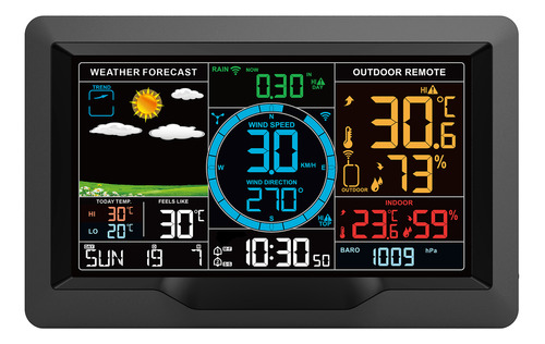 Estación Meteorológica Profesional Multifuncional Fj3390a Hy
