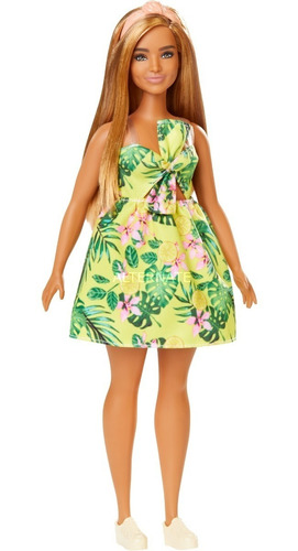 Barbie Fashionistas #126 Vestido Tropical Mattel Fxl59