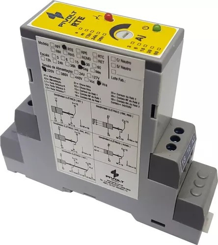 Relés Retardo Energização ( Rte) 440v Escolha Tempo Em Hs.