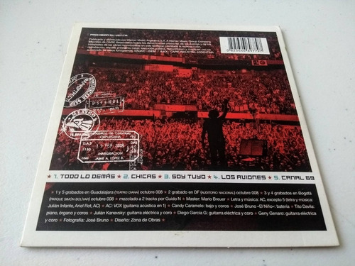 Andres Calamaro · Amerika - Cd Promo Importado Argentino (Usado)
