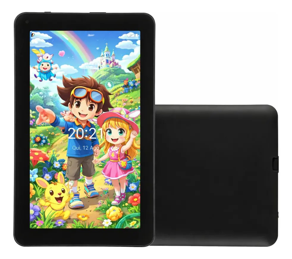 Tablet Mirage Infantil 7" Wi-Fi 64GB 4GB RAM Android 13 com Controle Parental