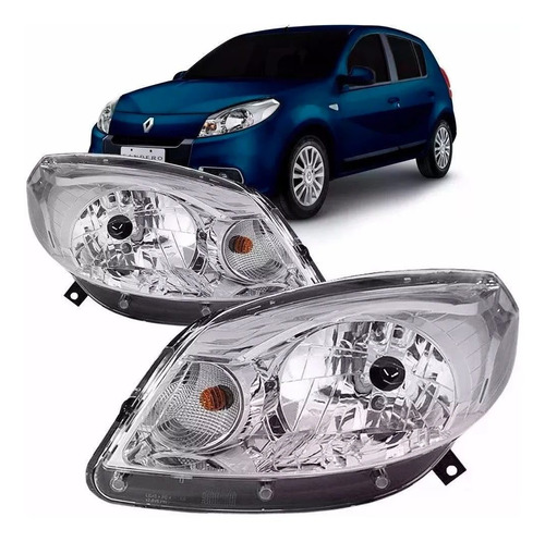 Optica P/ Renault Sandero 2011 2012 2013 2014 2015 Crom Der