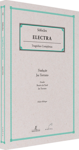 Electra - Capa Dura: Electra - Capa Dura, De Sófocles. Editora Ateliê Editorial, Capa Dura, Edição 1 Em Português, 2023