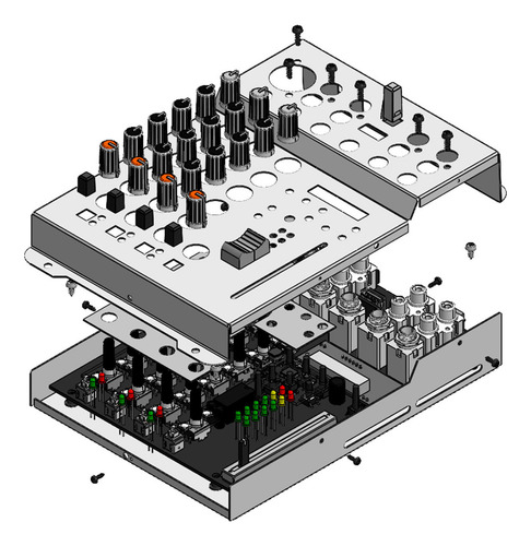 Mesa De Som Player Automotivo 3 Canais Taramps T0302 Player