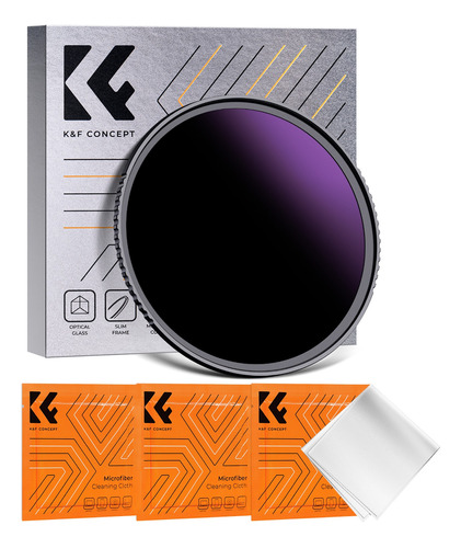 Filtro K&f Serie K Nd1000002 De 55 Mm Para Eclipse Solar