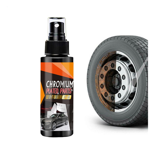 Chrome Shine Restaurer Para Automóvil Carryer Chrome Cleaner
