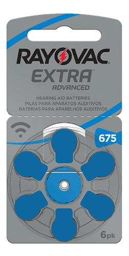 30 Pilas Audifono Rayovac Extra Advanced Nro 675 Pr44 1,45v
