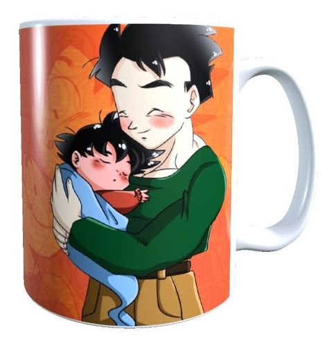 Taza Tazón Día Del Padre, Gohan Y Goku, De Tal Palo..