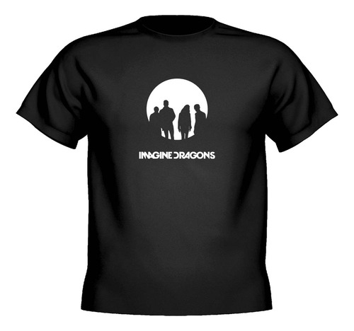 Remera Imagine Dragons Siluetas 100% Algodon Premium 24/1