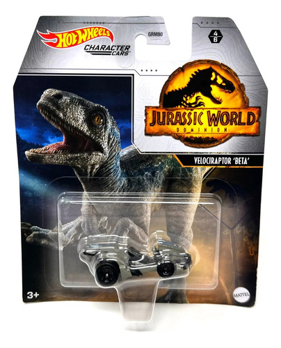 Hotwheels Jurassic World- Velociraptor 'beta' Grm81