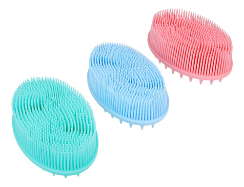 Cepillo De Silicona Para Baño De Silicona Para Bebés, Masaje