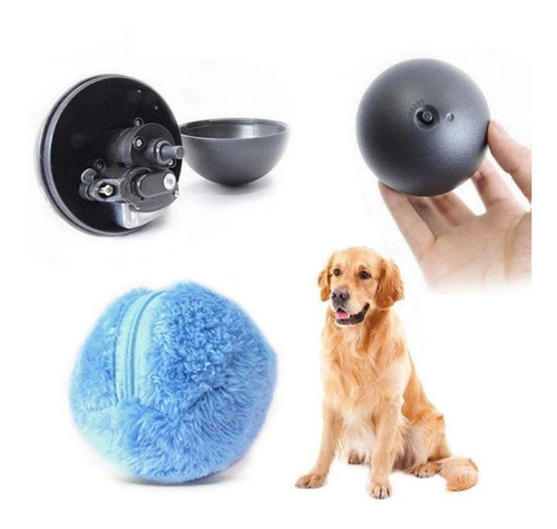 Pelota Robotica Juguete Para Mascotas + 4 Fundas De Color M®