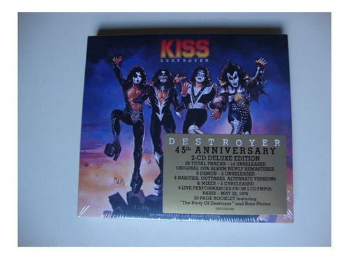 Cd Kiss - Destroyer , Duplo Novo