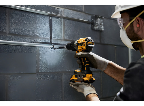 Furadeira de impacto sem fio Dewalt Xr 20v DCD805d2 amarela