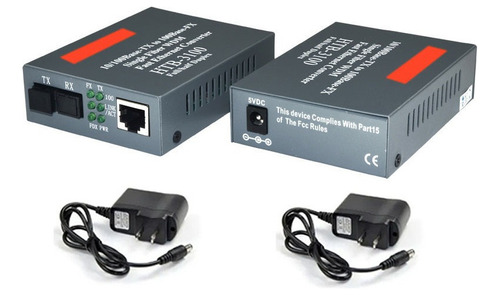 1 Pair Media Giga Fiber Converter 1000 Mbps 20 Km A/b