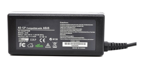 Imagen 6 de 10 de Cargador Asus 19v, 3.42a, 4.0*1.35mm