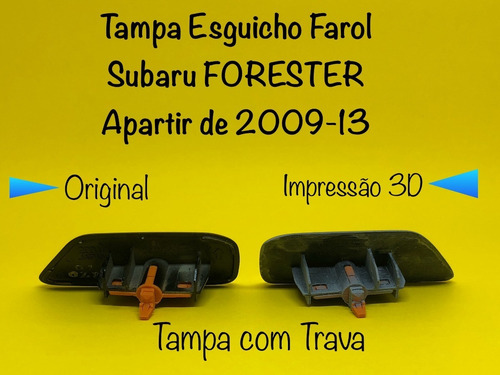 Imagem 3 de 6 de Com Travas Tampa Esguicho Farol Subaru Forester 09 - 13